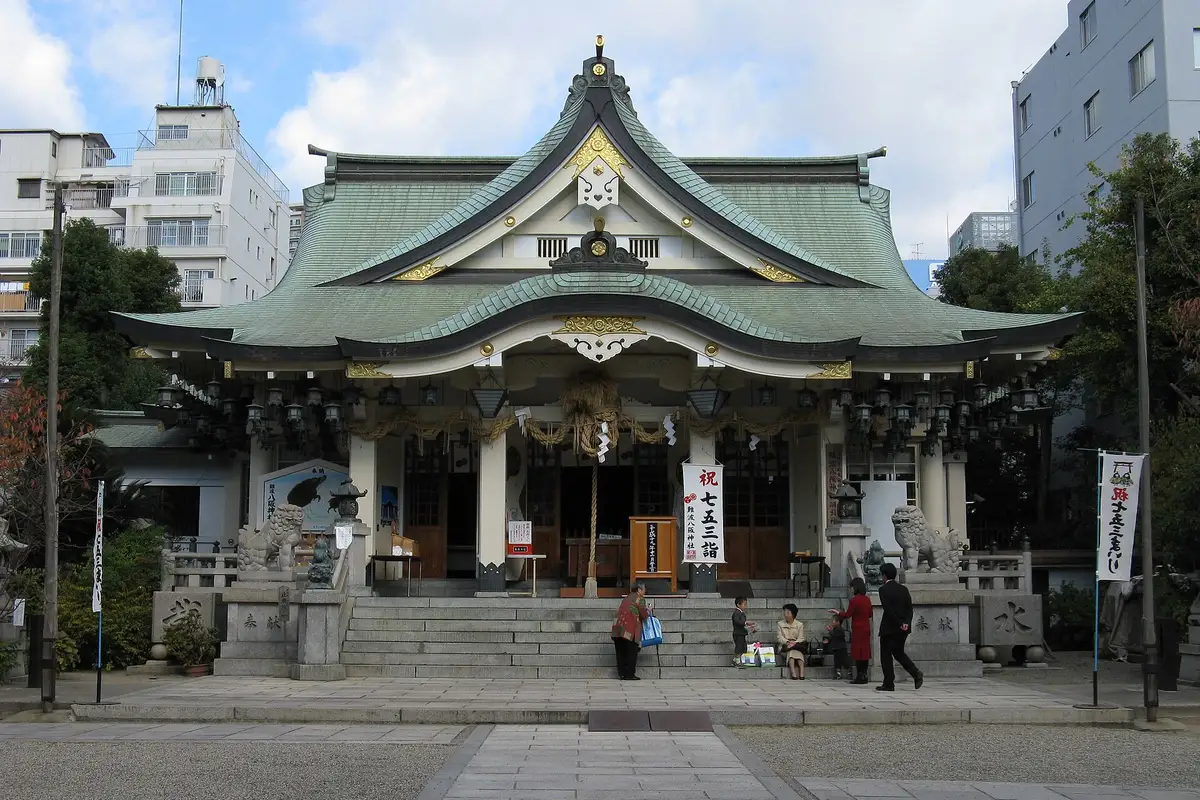 难波八阪神社, 大阪