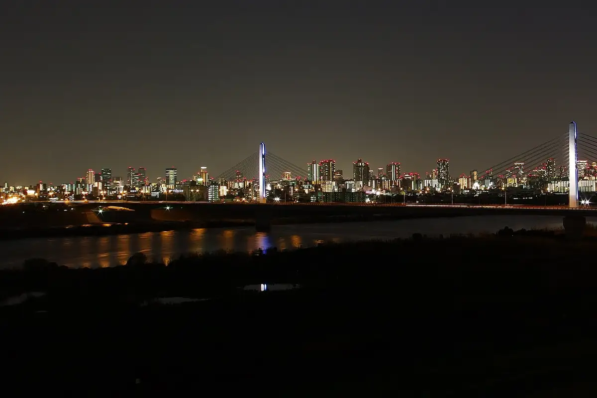 Sugahara Shirokita Bridge, Osaka